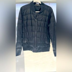 Athleta Ultra Thin Down filled Bomber Style Jacket